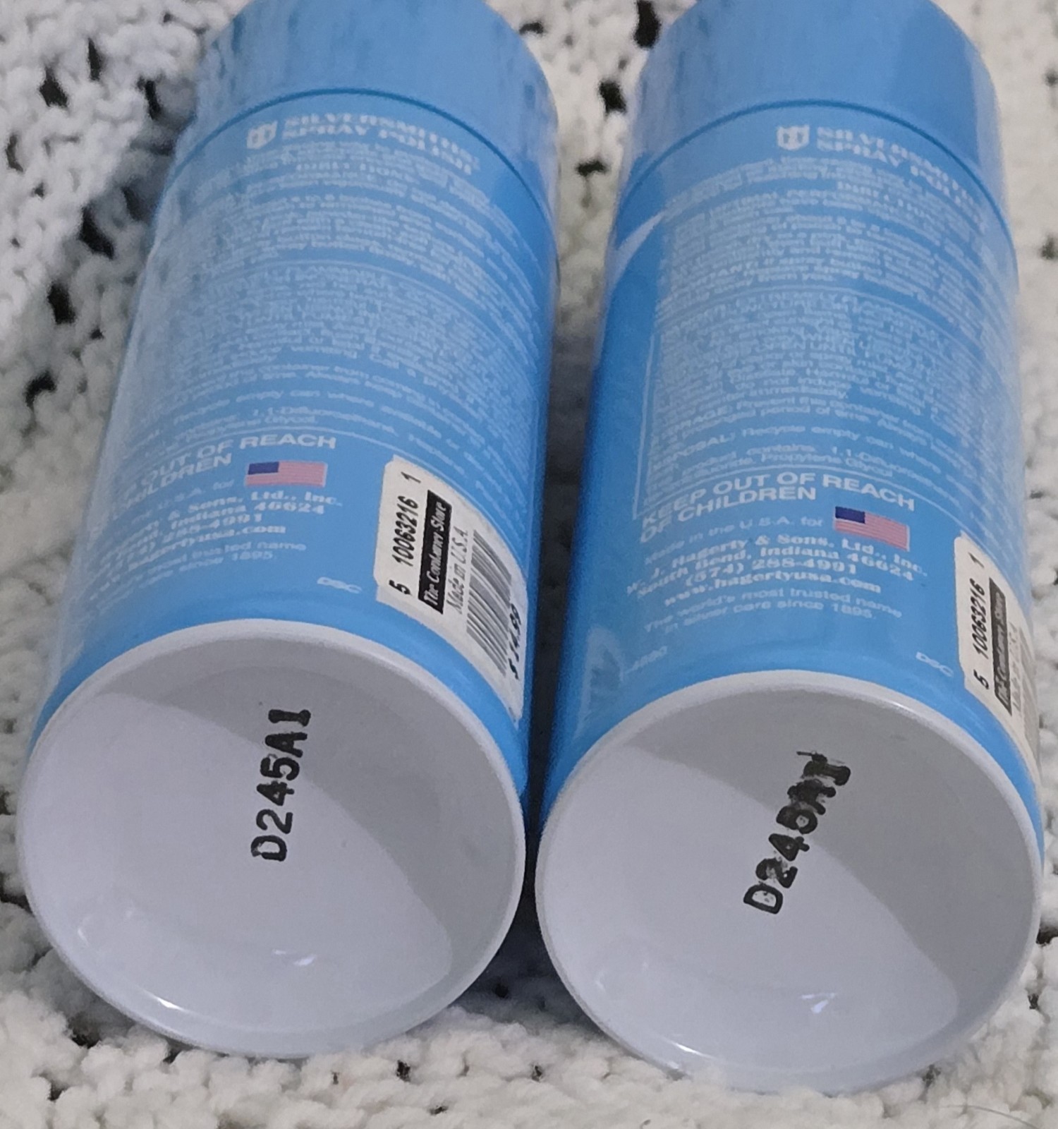 Hagerty Silversmiths Spray Polish Aerosol 8.5 oz R-22 Tarnish Preventer Lot of 2