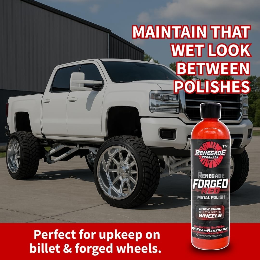 Forged Metal Polish 12oz – Billet & Soft Aluminum Cleaner for Wheels