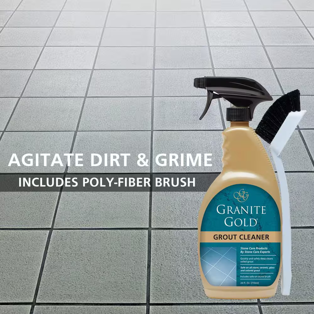 24 Oz. Grout Cleaner with Brush