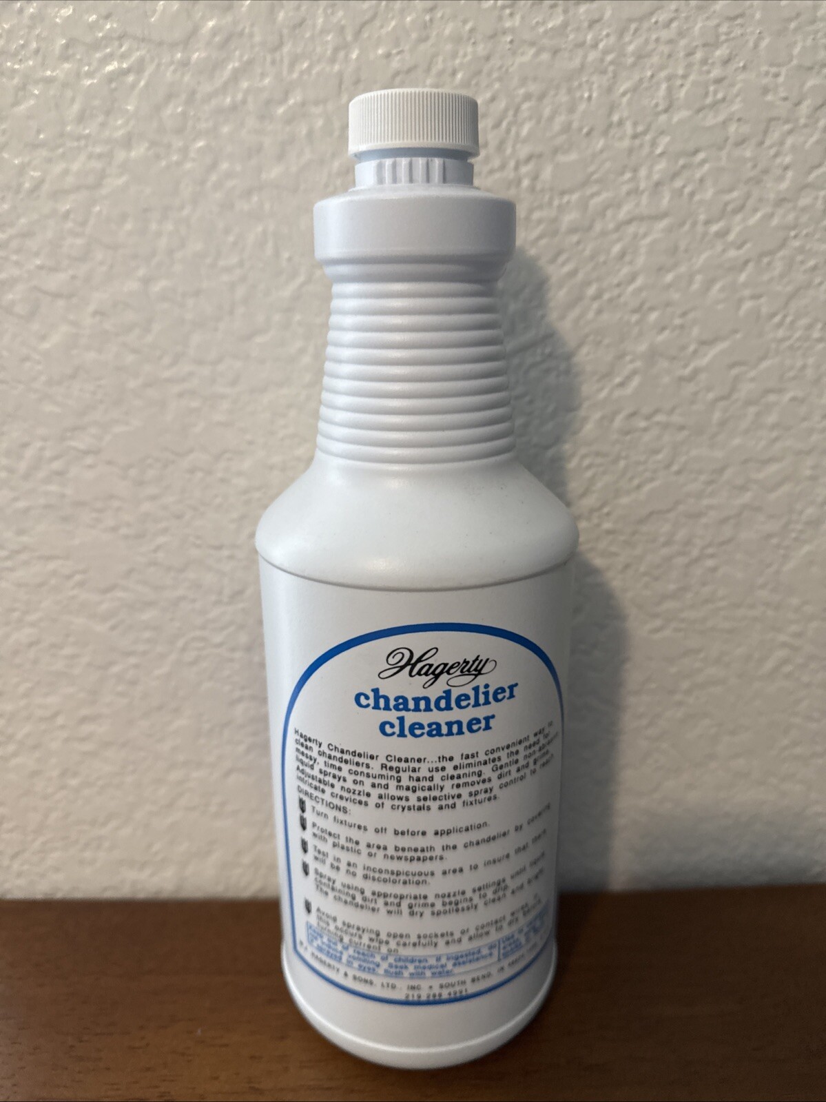 Hagerty 32 Fl. Oz. Chandelier Cleaner, No Rinse, No Wipe Formula, Crystal Glass