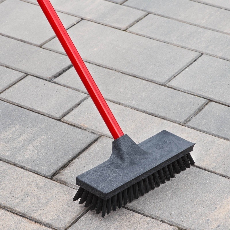 Heavy Duty Floor Scrub Brush Multi Surface Clean Garage Kitchen Concrete Wood US