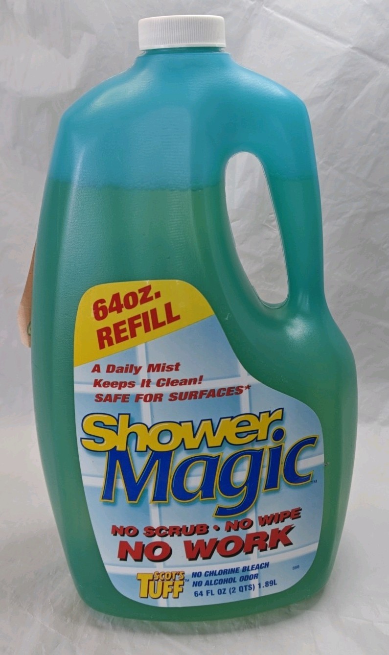 Scots Tuff Shower Magic Cleaner 64 oz Refill Used