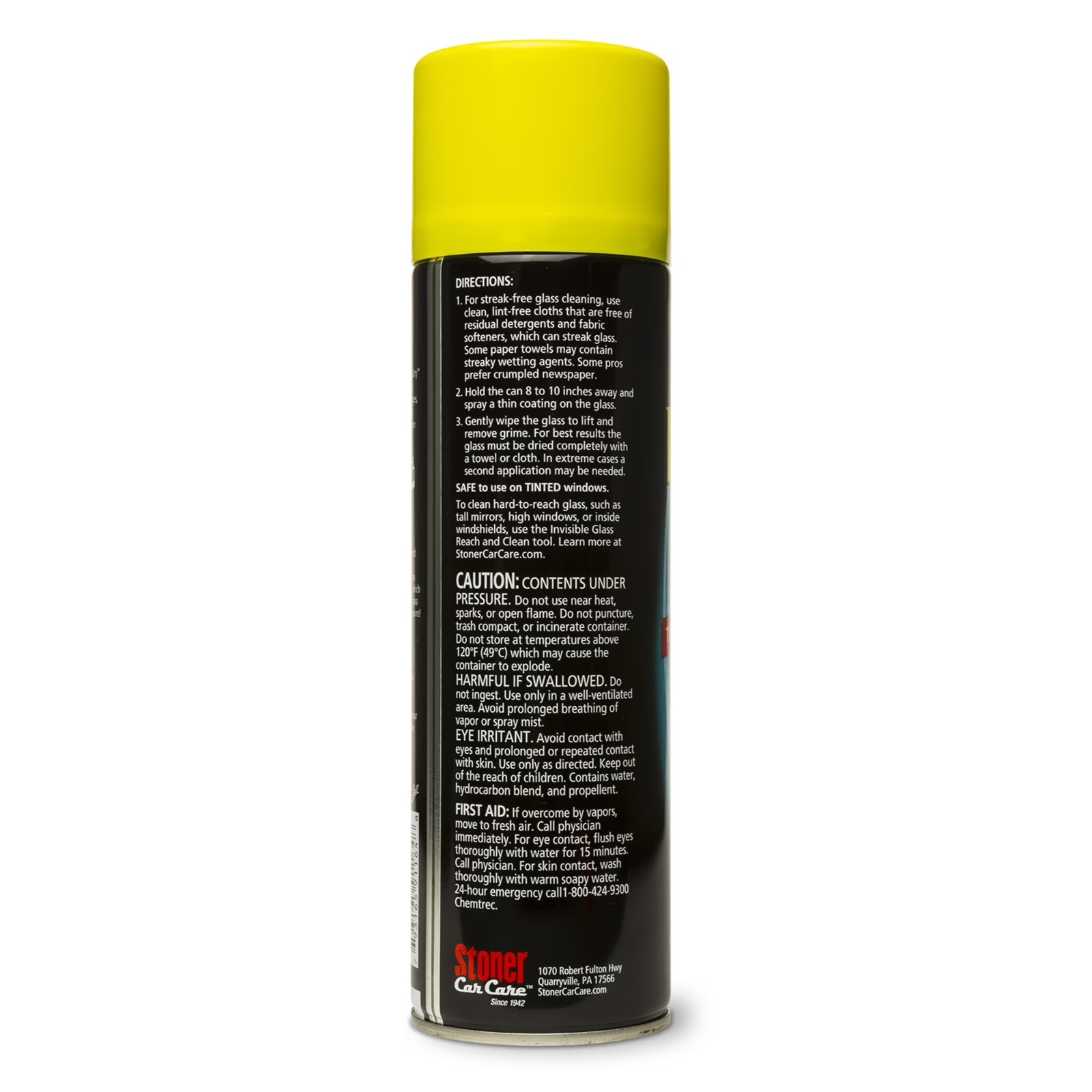 Stoner Invisible Glass Automotive Glass Cleaner, 19 Oz (Pack of 4)