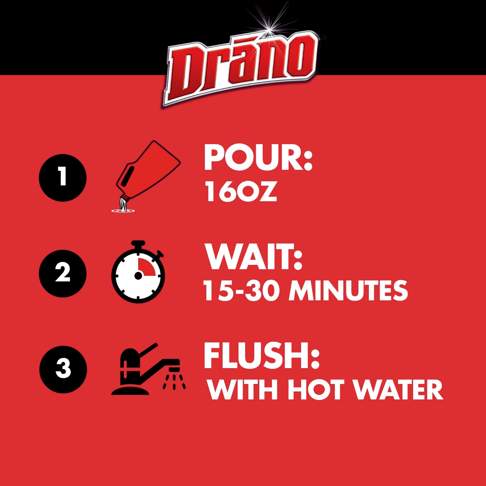 Drano Max Gel Drain Clog Remover 160oz (2 Pack) Two 80oz Bottles Bulk Value NEW