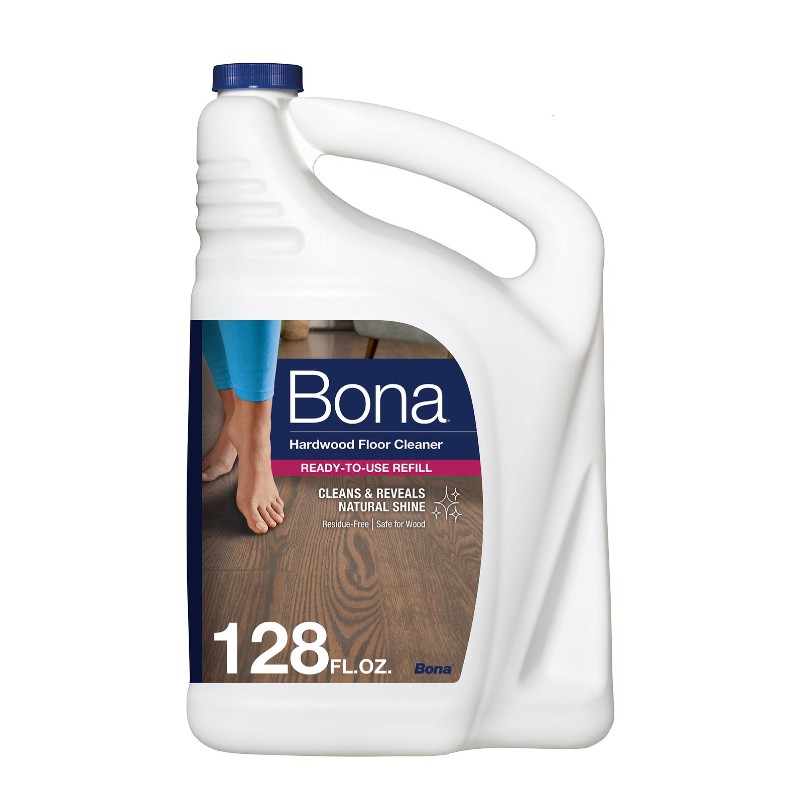 Bona Hardwood Floor Cleaner Refill Unscented 128oz