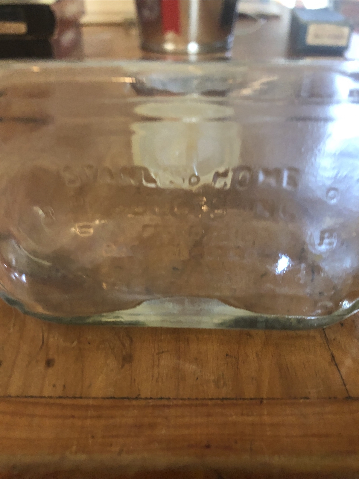 Vintage Stanhome Stanley Home Products LLC Silent Maid Glass Container