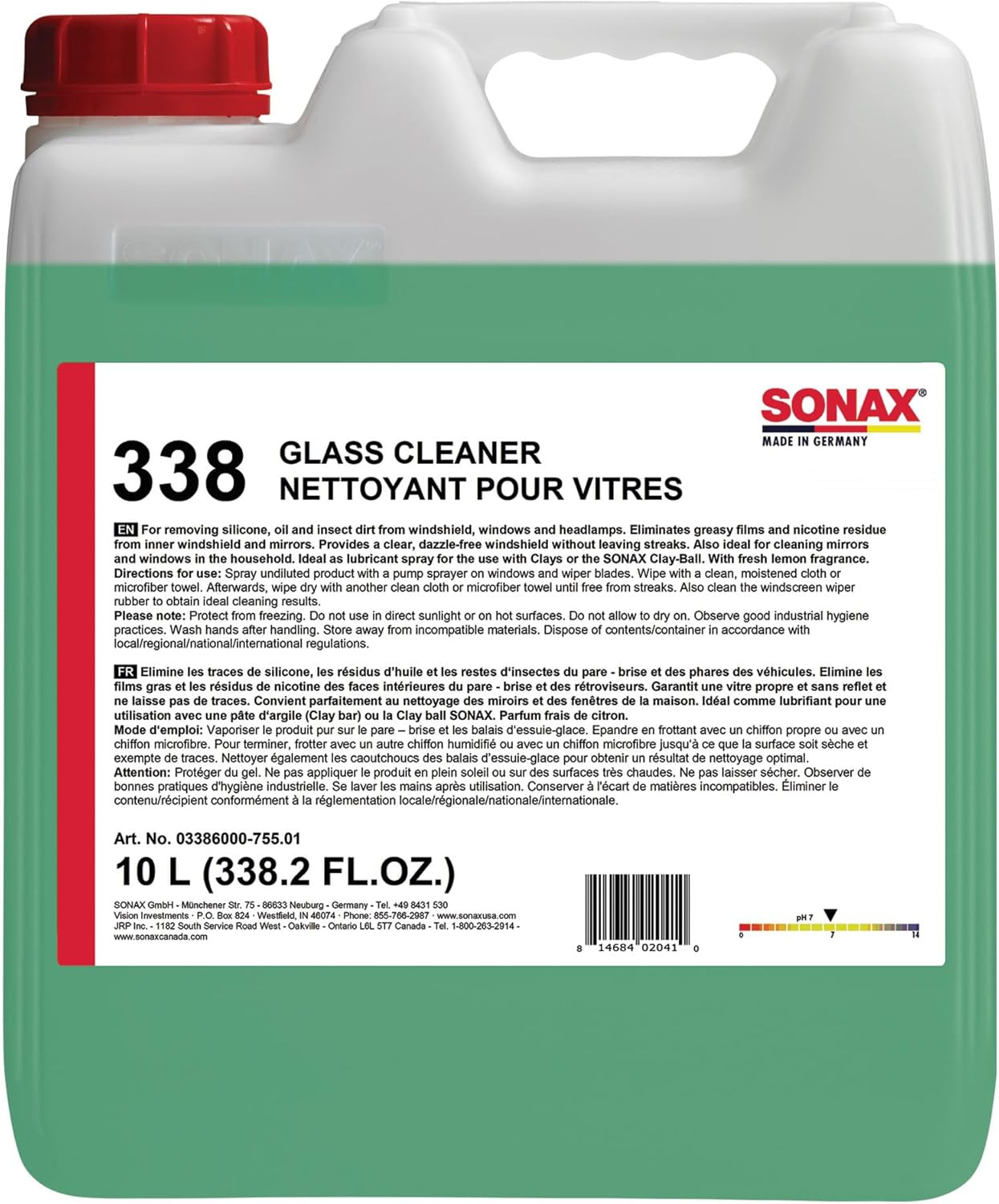 Glass Cleaner | Powerful Streak Free Formula for Crystal Clear Windows and Mirro