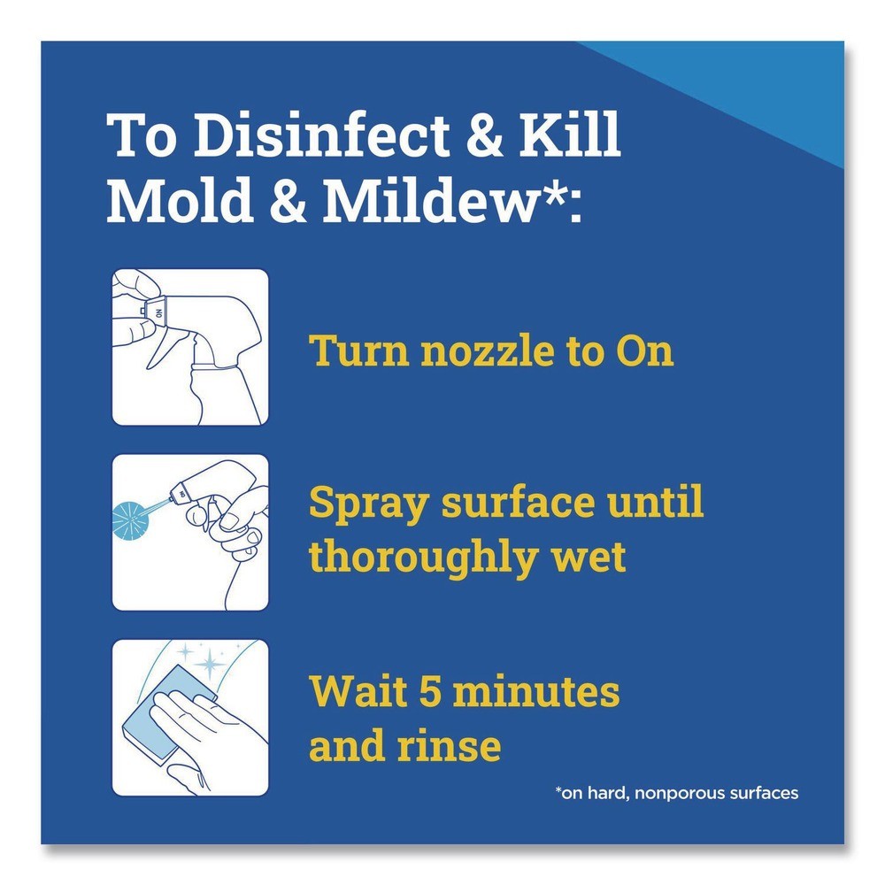 Tilex 35605 128 oz. Disinfects Instant Mold & Mildew Remover Refill (4/CT) New