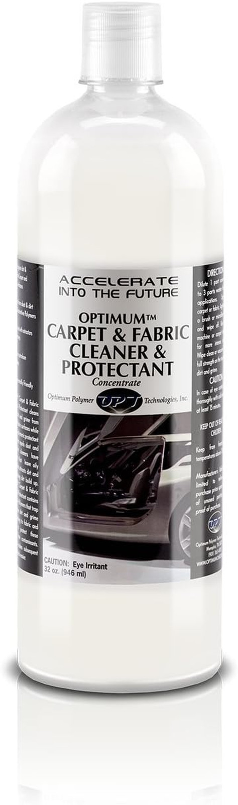 Optimum Fabric Clean and Protect – Car Seat Stain Remover and Carpet Cleaner for