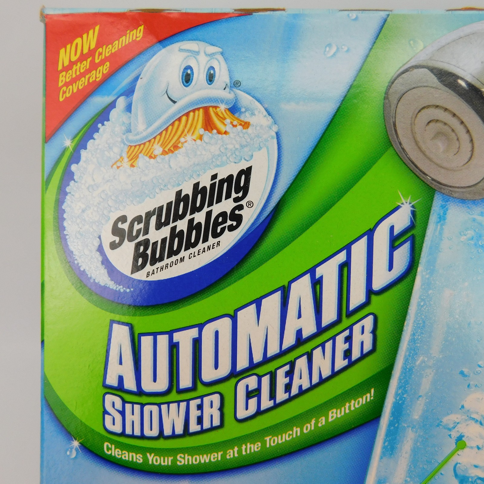 Scrubbing Bubbles Automatic Shower Cleaner Sealed One Button Dual Spray NEW