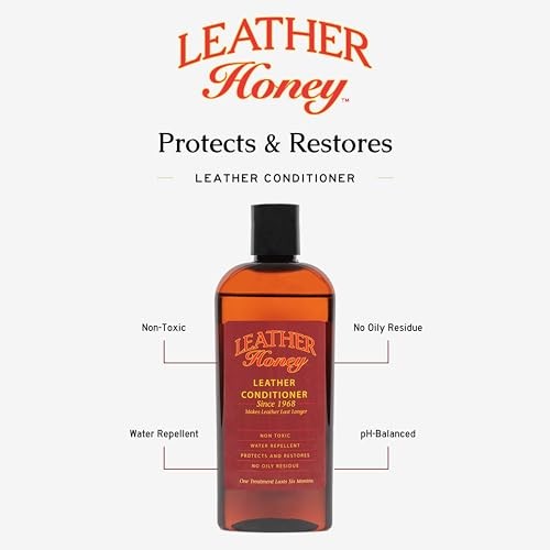 8 Fl Oz Leather Conditioner for All Leather Items – Pack of 1