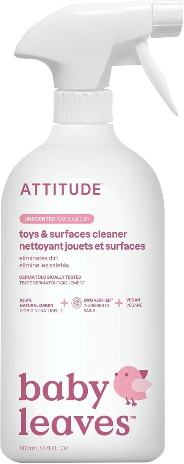 Naturally Derived Multi-Surface Cleaner for Toys – Safe & 27.1 Fl Oz