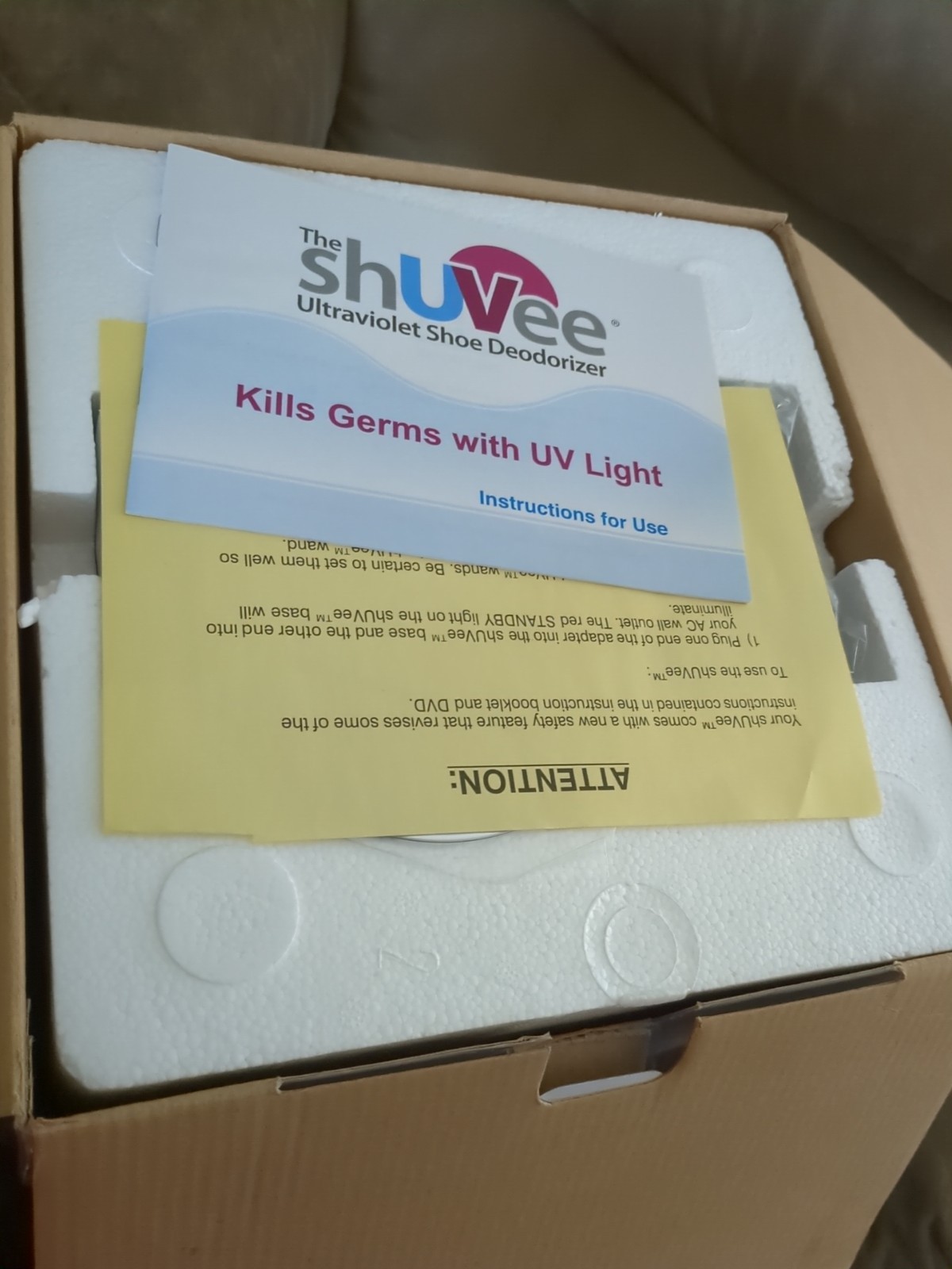 The SHUVEE Ultraviolet Shoe Deodorizer