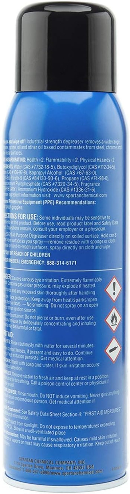 SD-20 All Purpose Degreaser 1 Lb 2 Oz/ 510G, Spray On-Wipe Off, Pack of 4