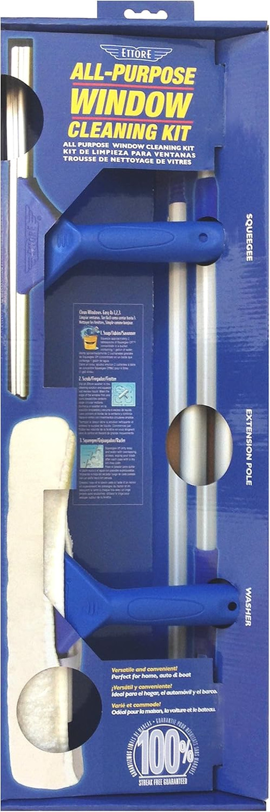 17050 All-Purpose Window Cleaning Combo Kit Includes 12-Inch All-Purpose Squeege