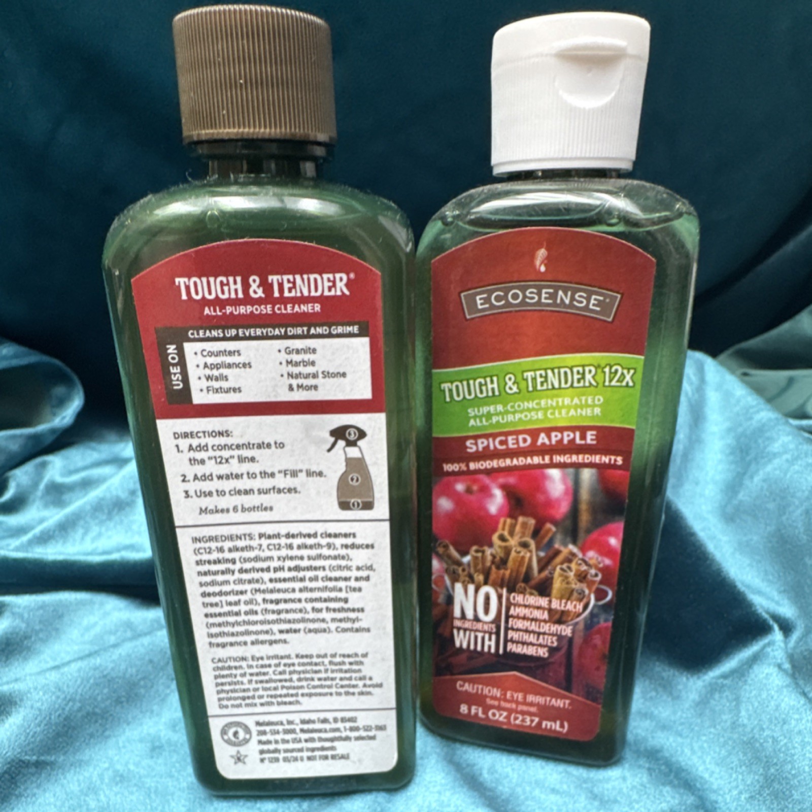 Ecosense Tough & Tender 12X All-Purpose Concentrate Spiced Apple 8 fl oz 2pk