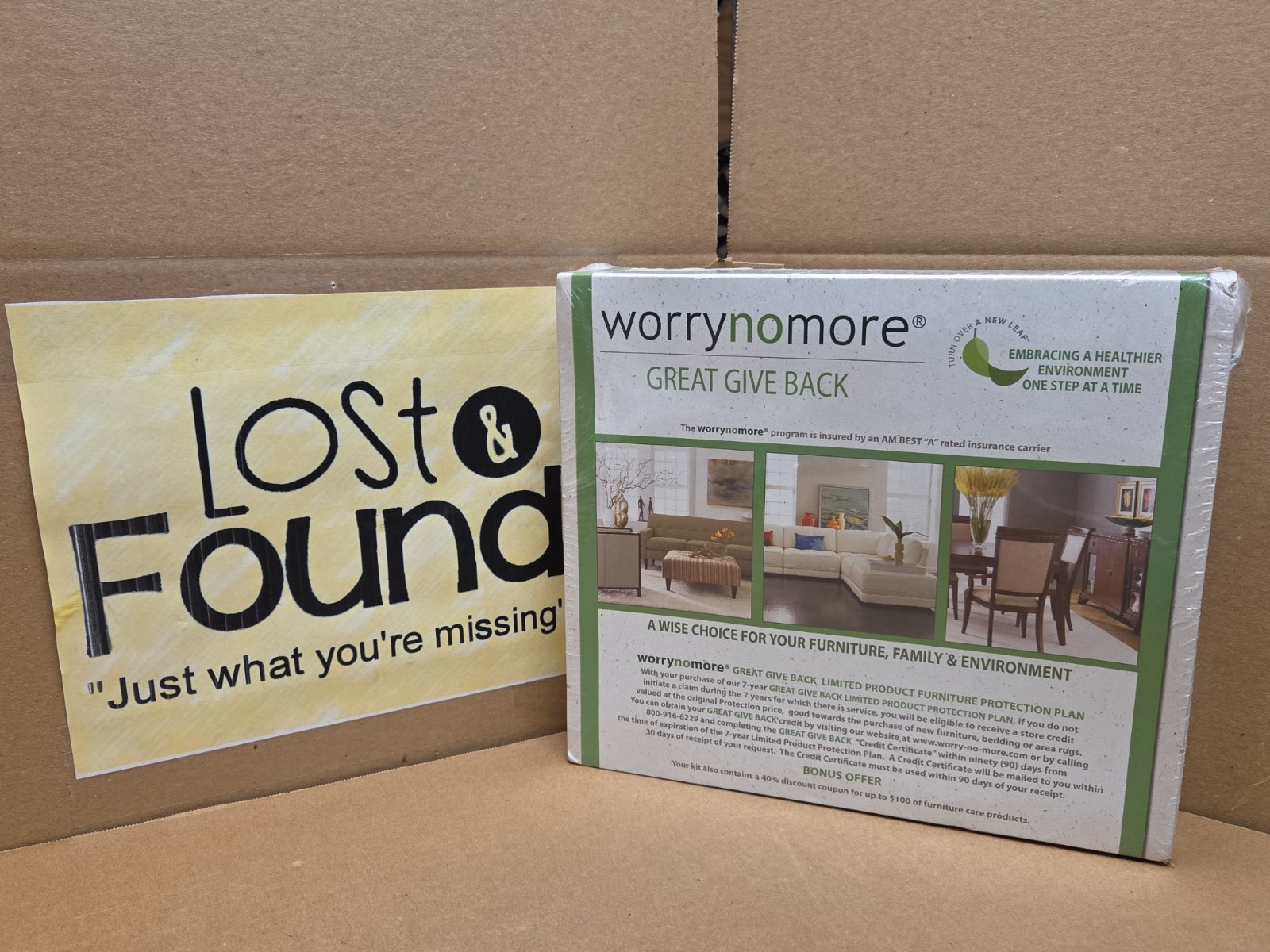 Worrynomore Worry No More Leather Microfiber Wood Furniture Care Cleaner Kit New