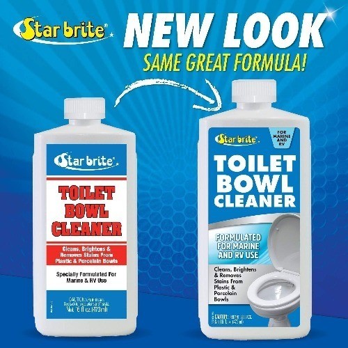 Toilet Bowl Cleaner – Formulated for Boat, RV & Portable Use – Removes Stains fr