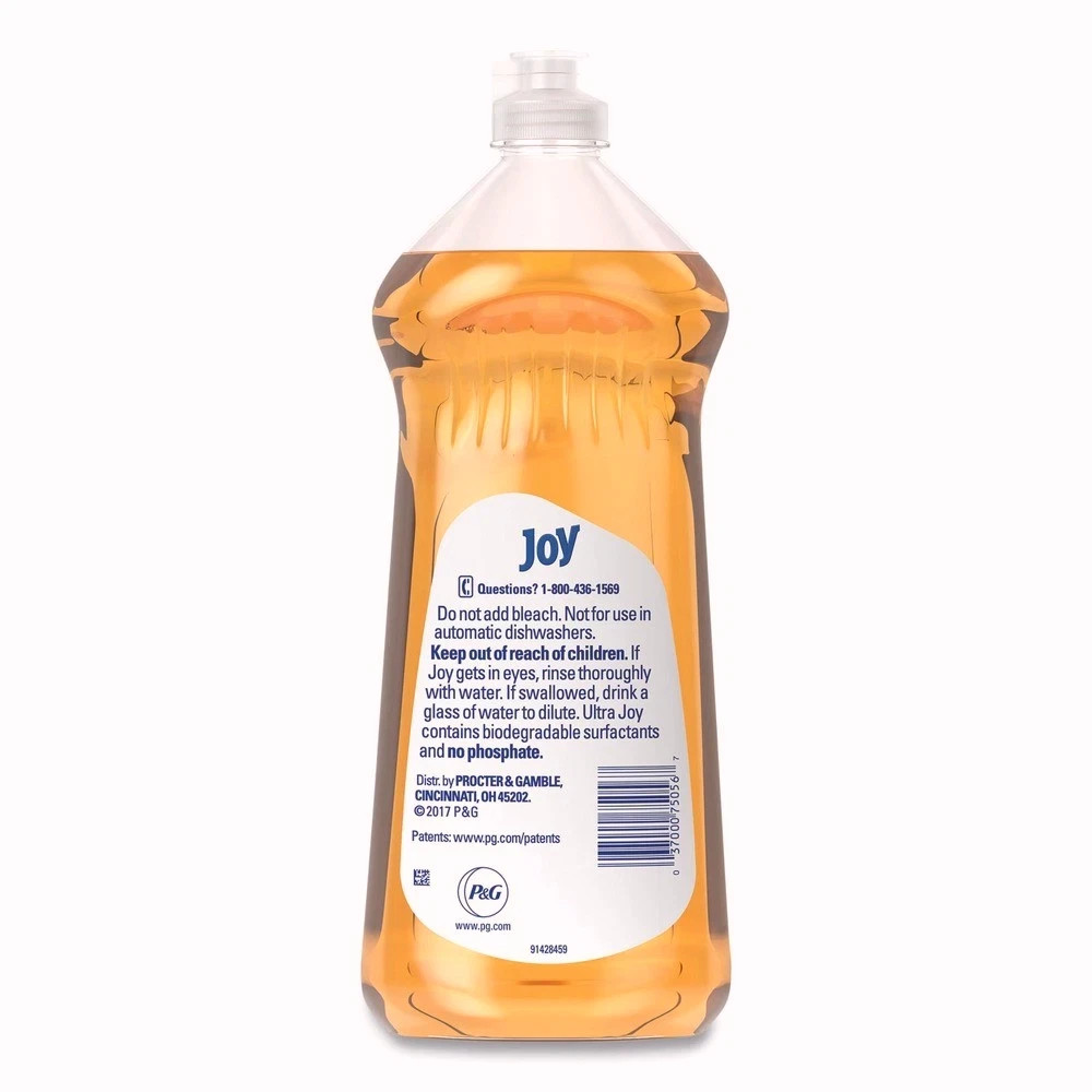 Joy 75056 30 oz Bottle Ultra Orange Dishwashing Liquid – Orange (10/CT) New