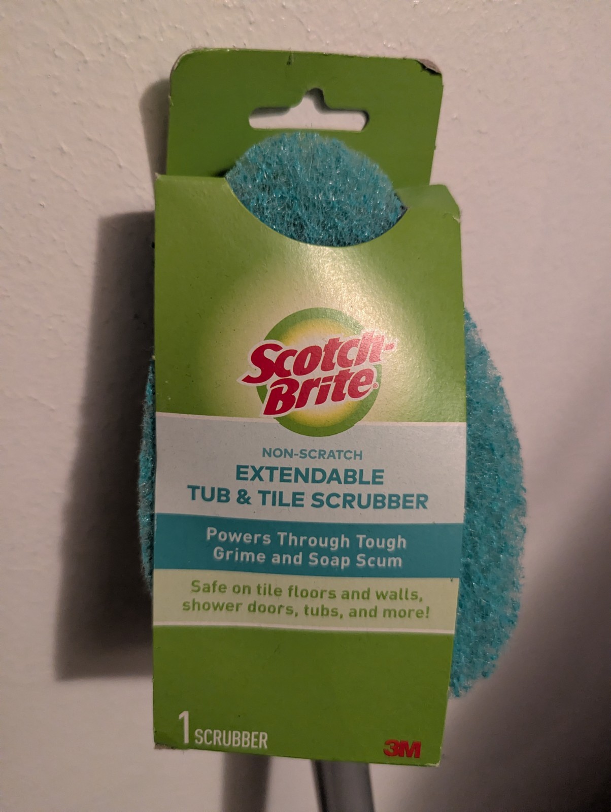 Scotch-Brite Shower and Tub Non-Scratch Scrubber w/ Extendable Handle
