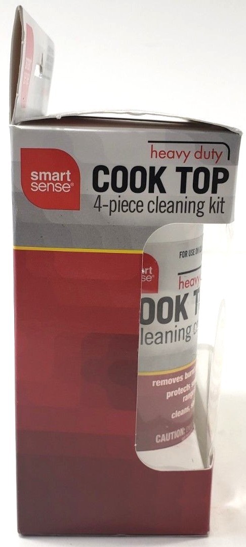 heavy duty Cleaning Kit Radiant induction Glass Ceramic Cleaner Cooktop 4-Piece