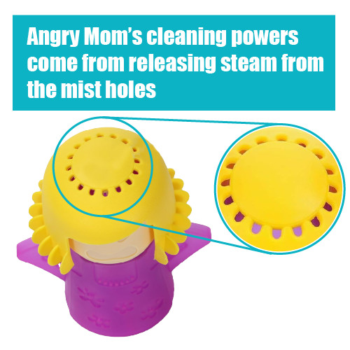 NEW Angry Mom Microwave Cleaner – Natural and Easy Kitchen Cleaning Solution