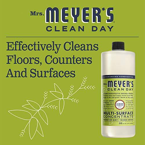 Mrs Meyers Clean Day Multi Surface Cleaner Lemon Verbena 32 Fl Oz Pack of 2