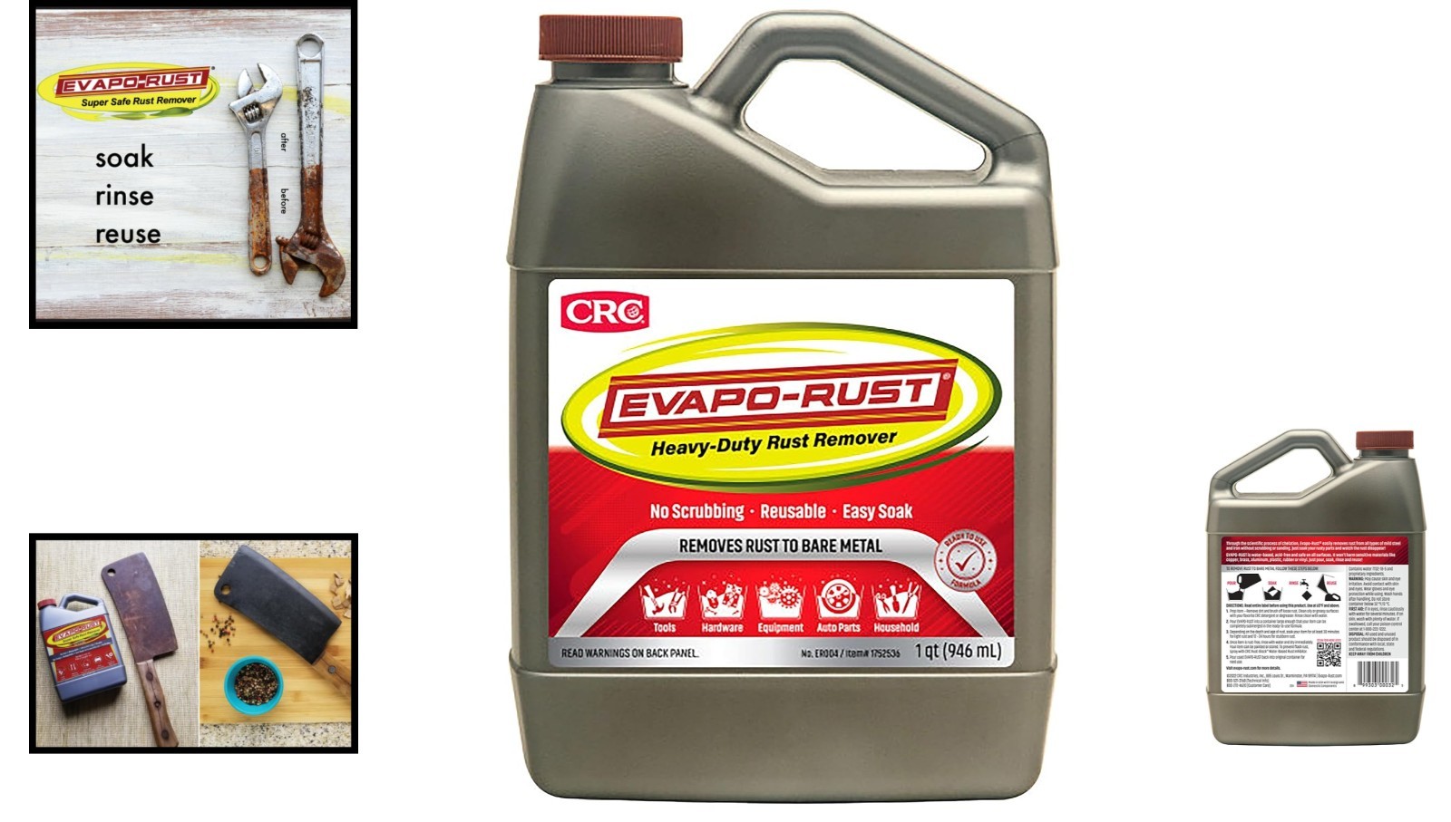 Reusable 32 oz Evapo-Rust – Effective Non-Corrosive Solution for Rust Removal