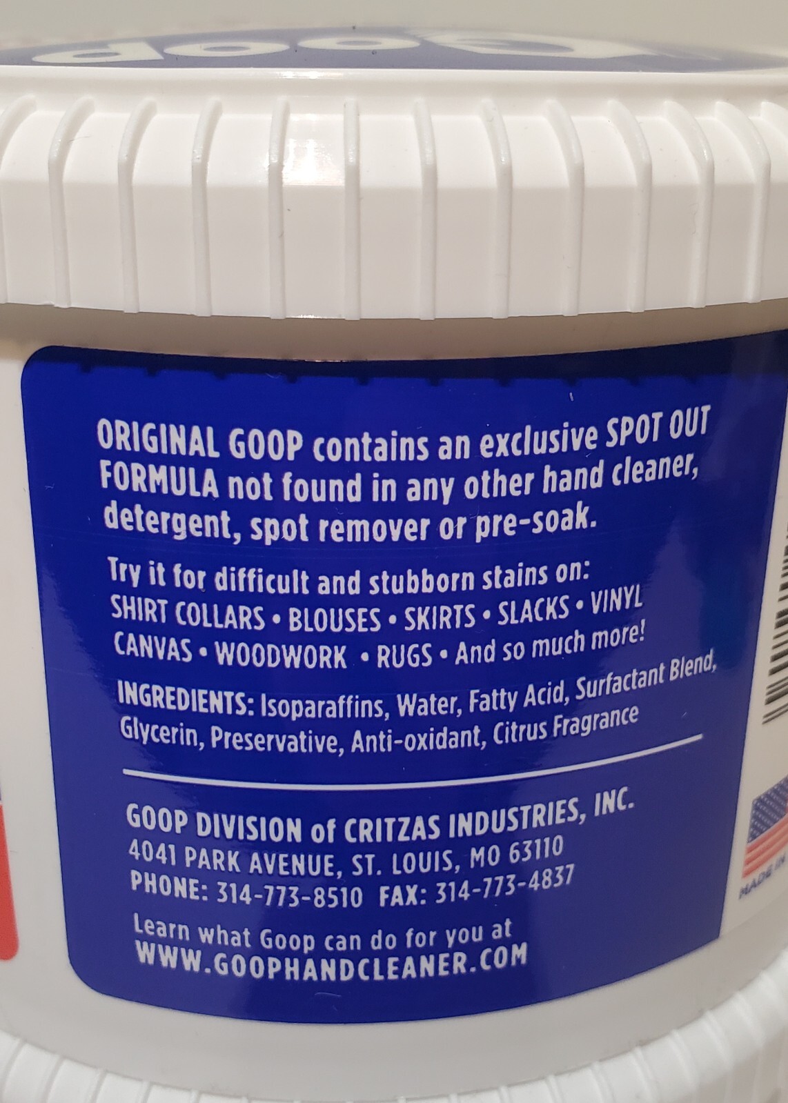 Original Goop Multi-Purpose Hand Cleaner – Waterless Cleaner 14 Oz – 2 Pack!