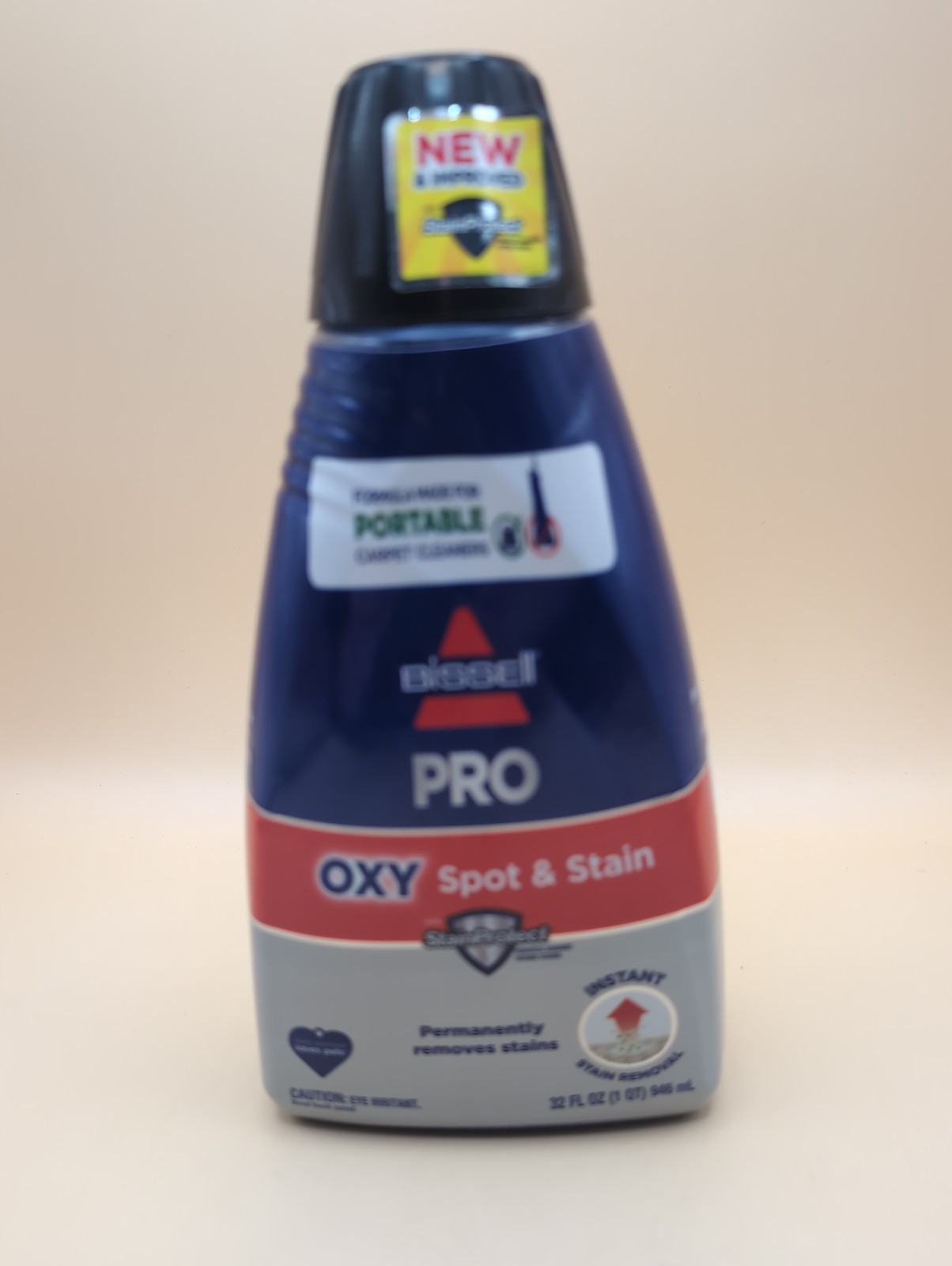BISSELL PRO OXY Spot & Stain Carpet Cleaner Formula 32oz Portable