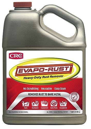 Heavy Duty Rust Remover 128 oz – Safe for Auto Parts, Hardware & Antiques