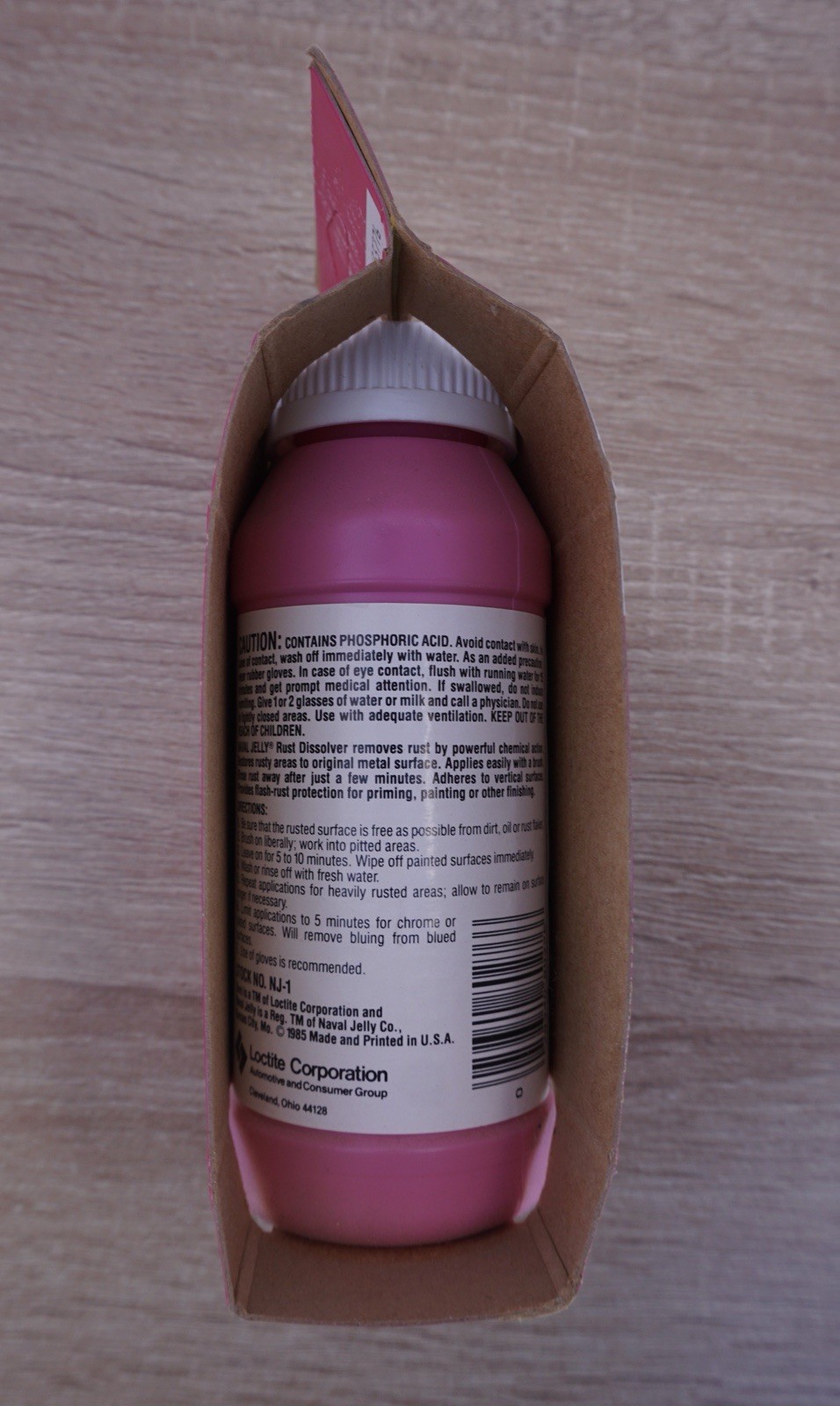 Duro Rust Dissolver Gel for Metal Surfaces 8 fl oz (237 ml) NJ-1