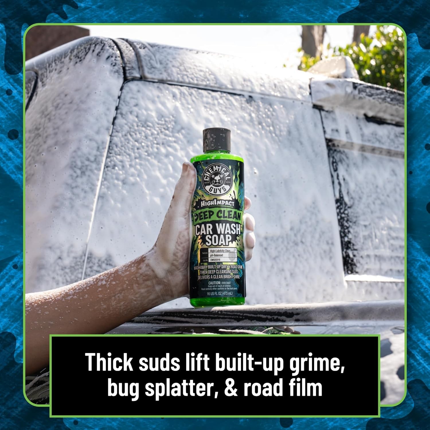 Chemical Guys High Impact Car Wash Soap Deep Cleaning Vehicle Shampoo