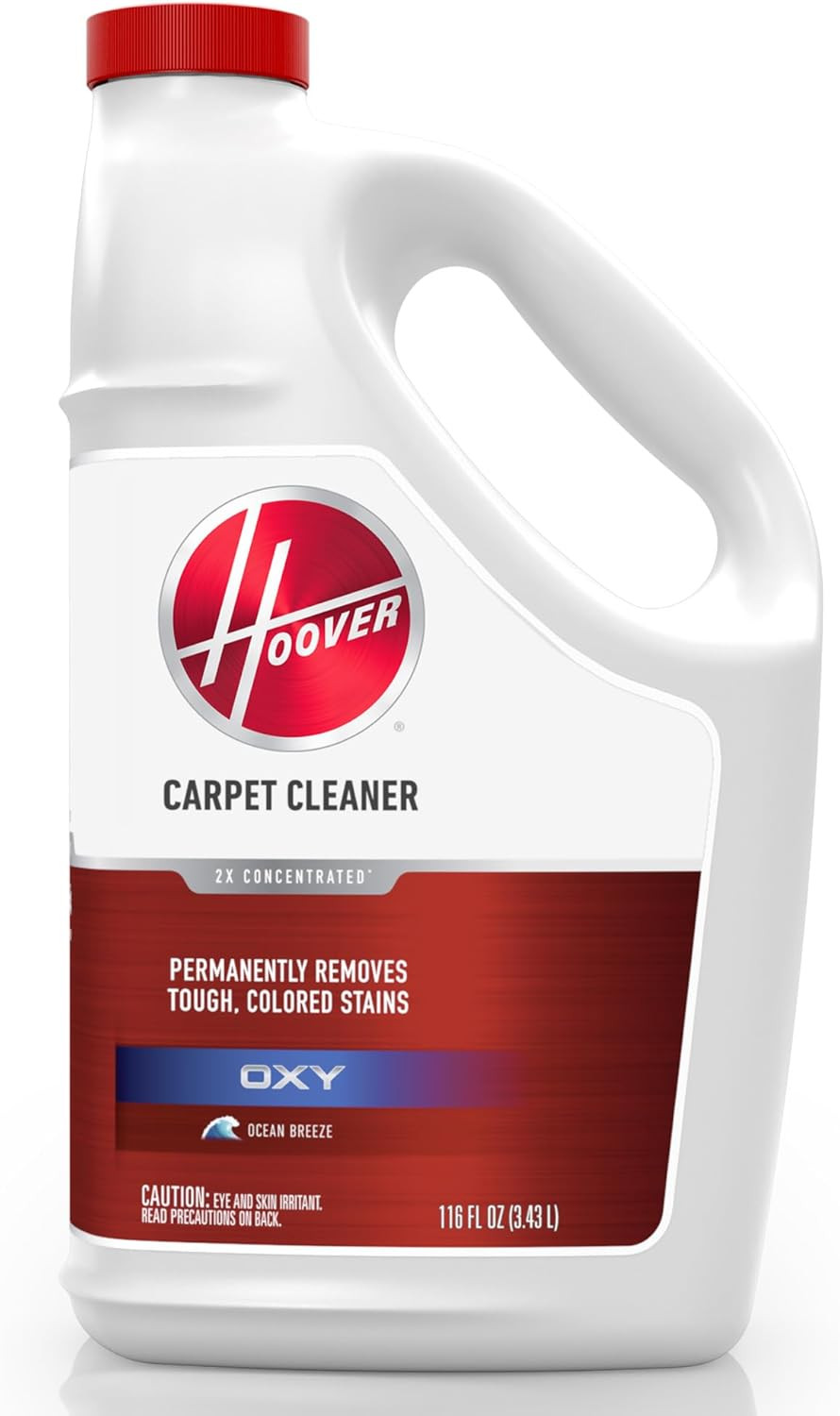 Oxy Carpet Cleaner Solution, 116 Oz., Ocean Breeze Scent, Deep Cleaning Carpet S