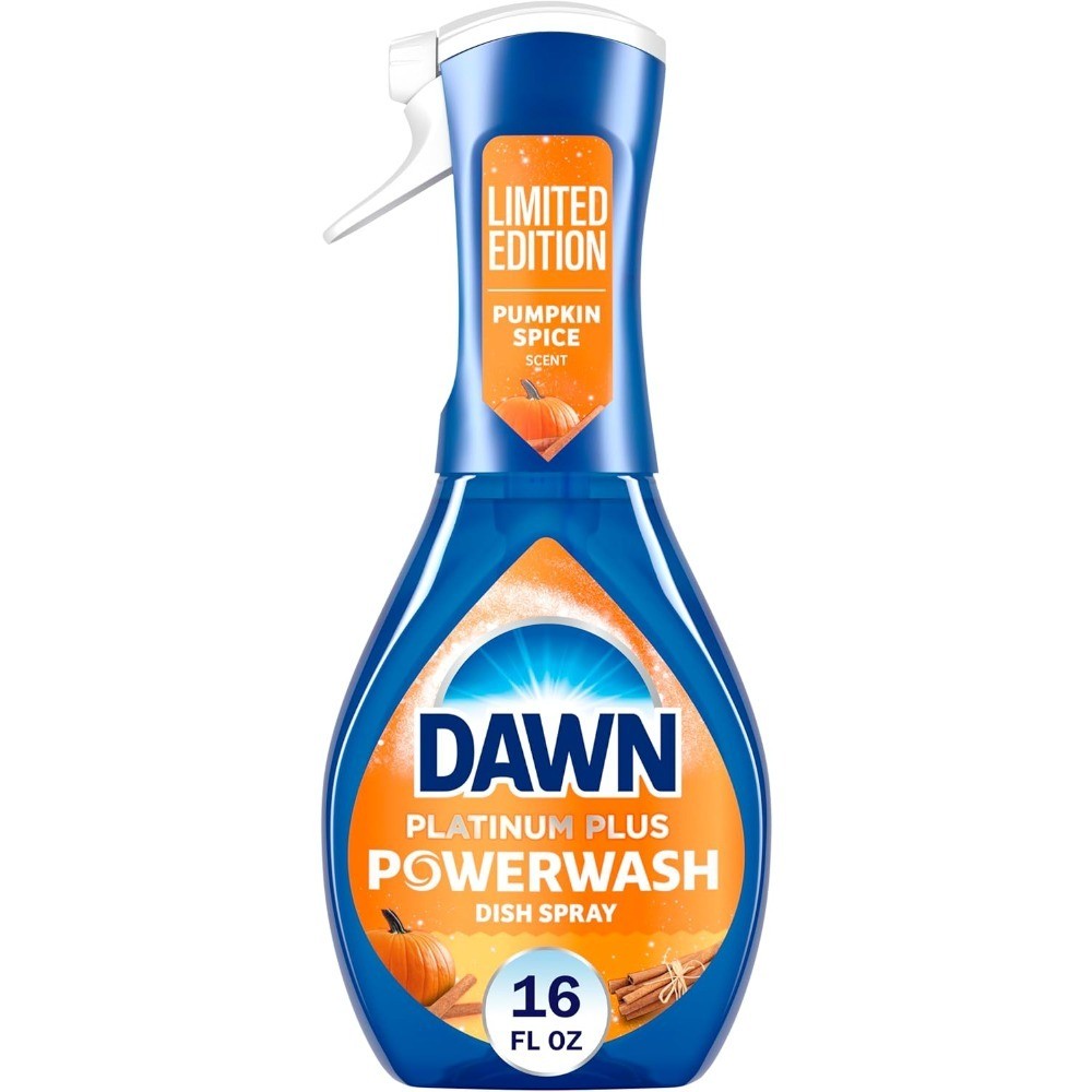 Pumpkin Spice Scent Powerwash Dishwashing Liquid Soap Starter Kit 16 Fl Oz