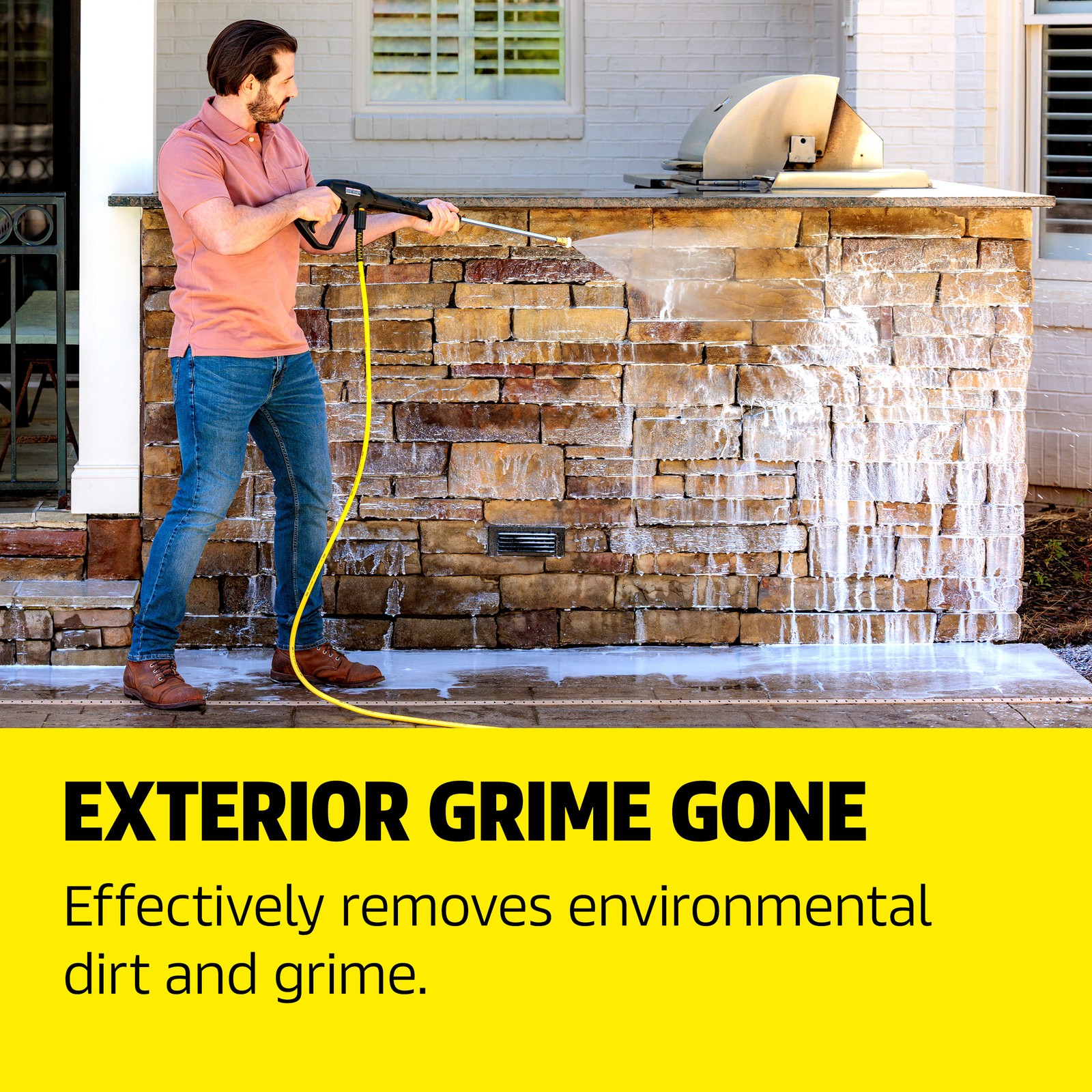 Kärcher Pressure Washer Detergent, House & Siding Cleaner – 1 Gallon