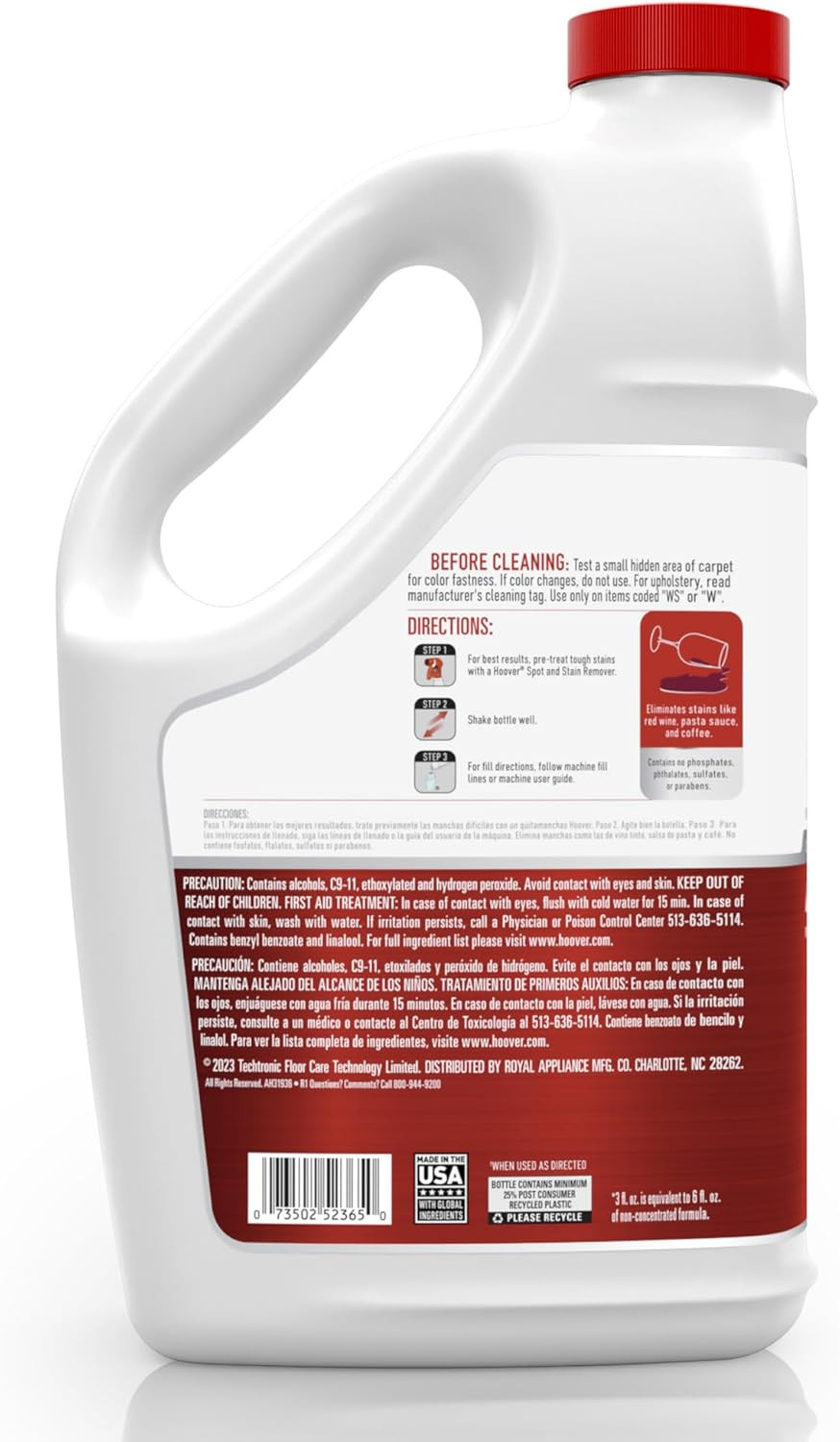 Oxy Carpet Cleaner Solution, 116 Oz., Ocean Breeze Scent, Deep Cleaning Carpet S