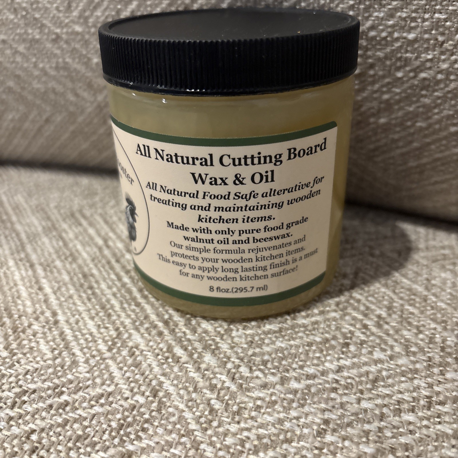 Rowdy Rooster /Furniture Wax Satin Finish Mineral Oil Beeswax Carnauba Wax, 8oz