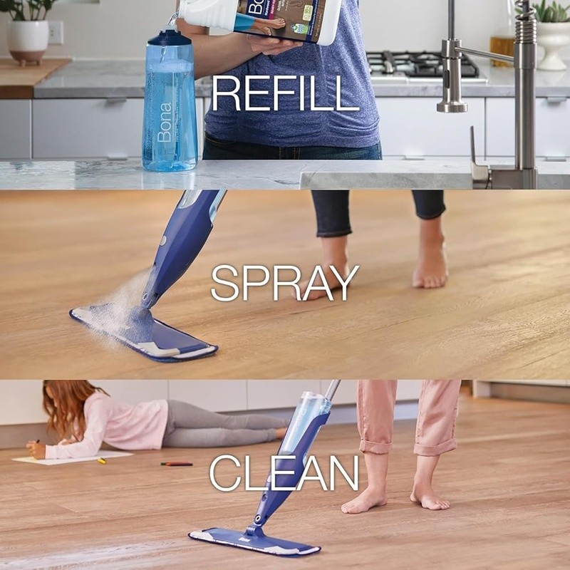 Natural Floor Cleaner pH Neutral Biobased Refill Safe Wood Floors 30% Recycled