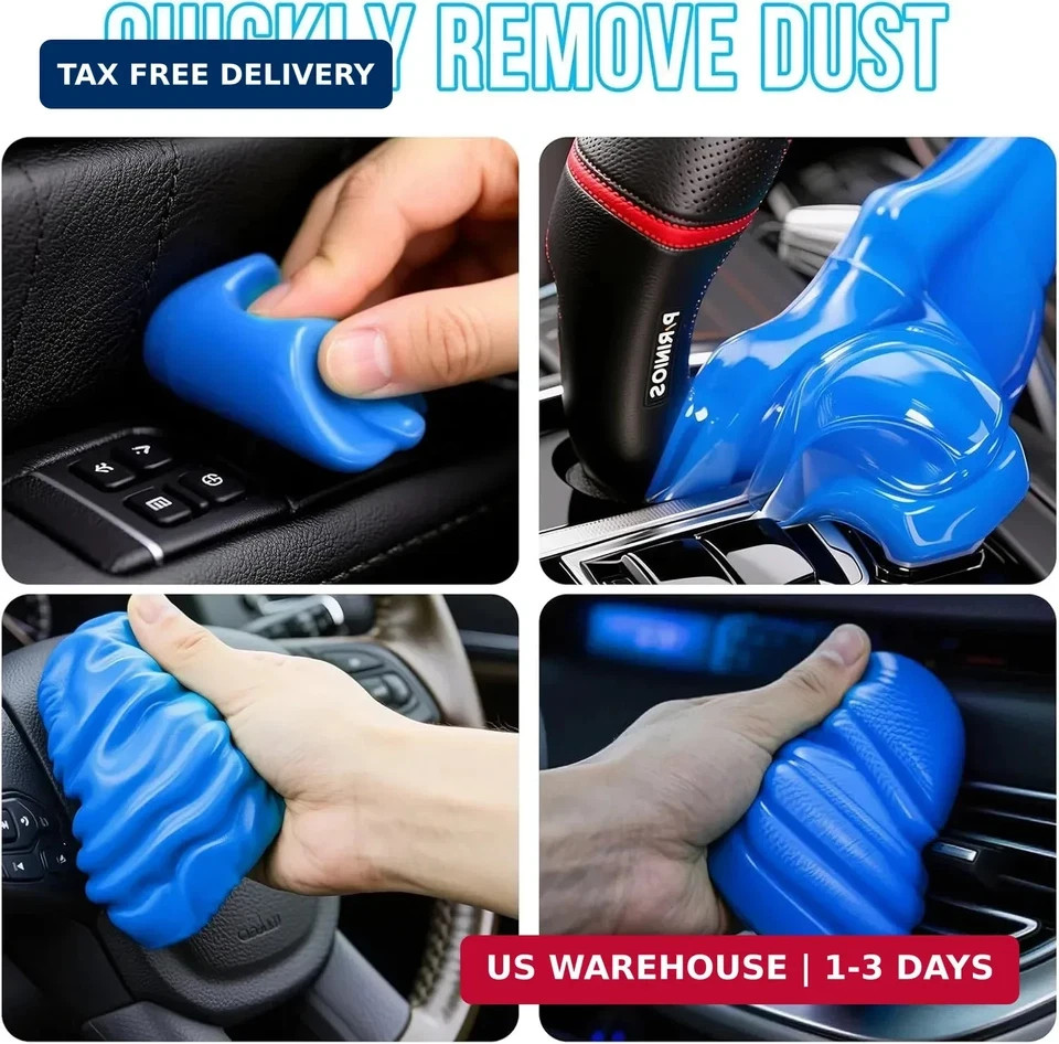 Car Cleaning Gel Car Clean Detailing Putty, Universal Car Interior Cleaner Slime