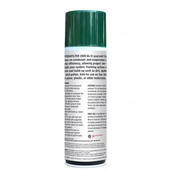 19 oz HVAC Coil Cleaner Air Conditioner Evaporator Cleaning Spray NEW