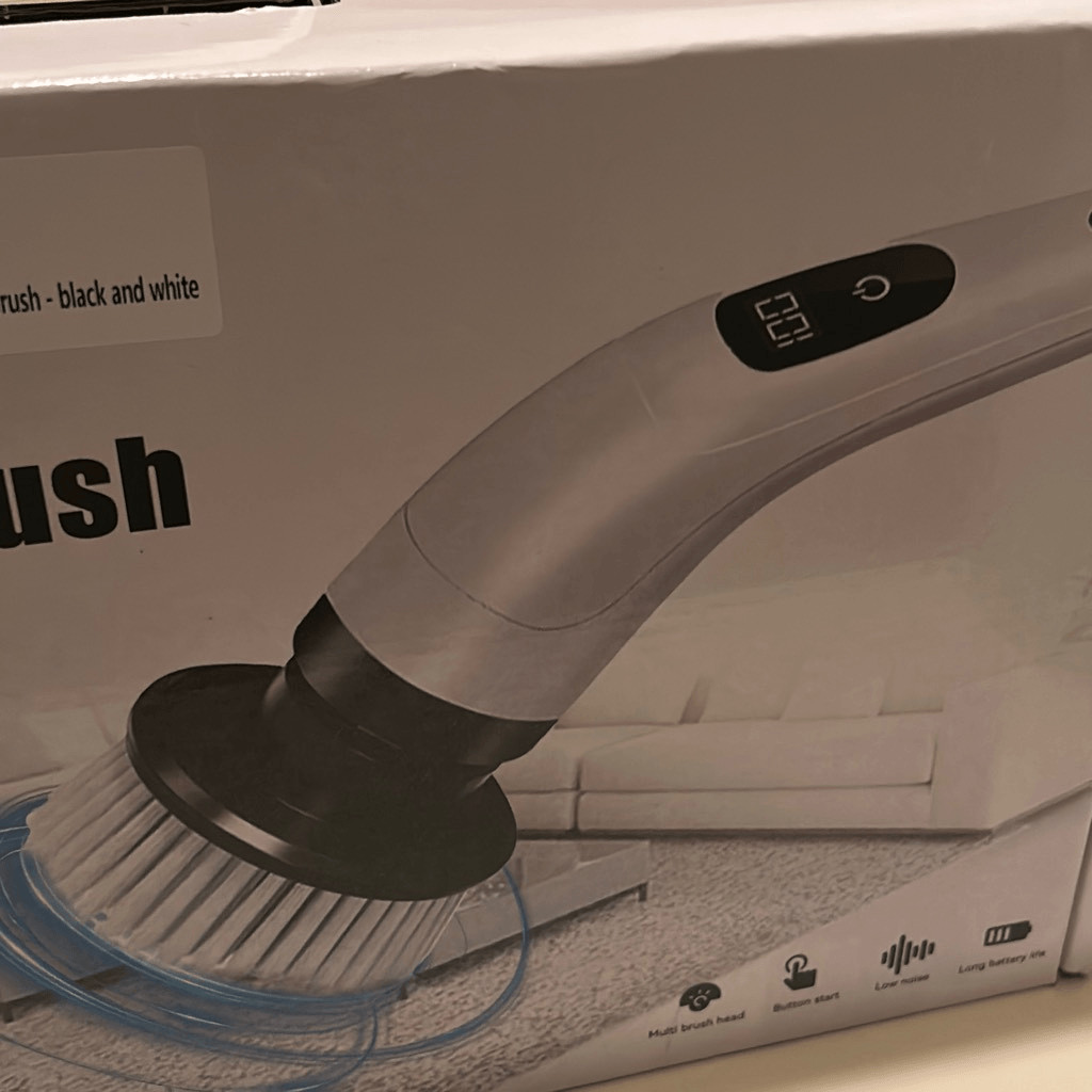 3me Lifestyle QX-018 Electric Cleaning Brush Multifunction Power Scrubber New