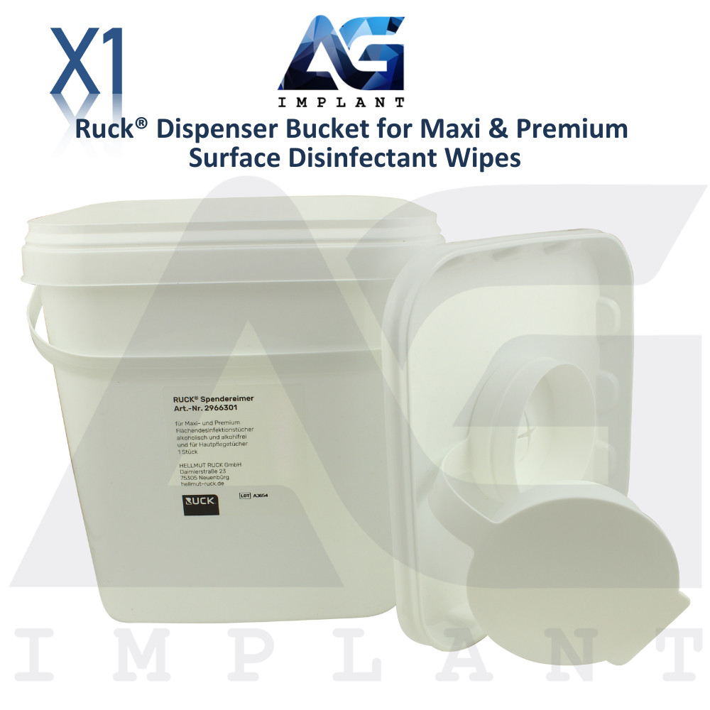 Surface Cleansing Wipes White Portable Dispenser Bucket Reusable Storage