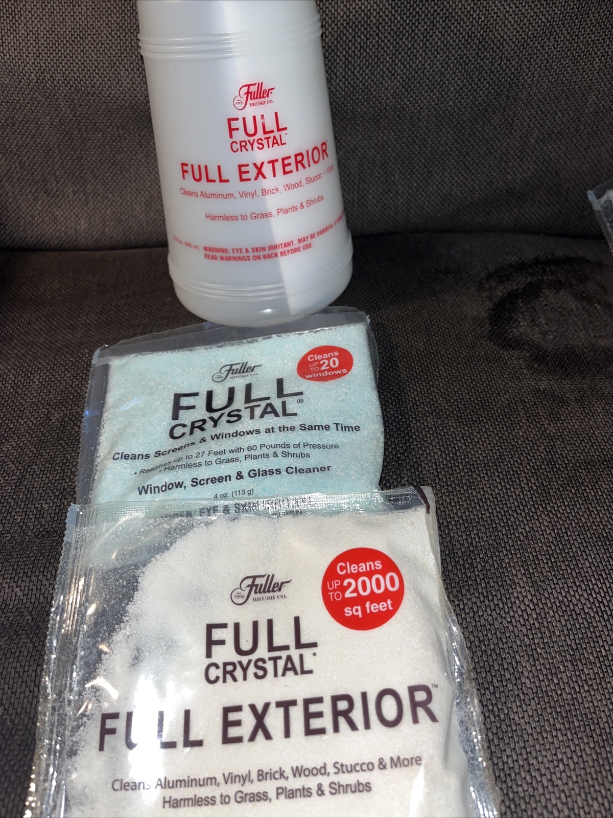 NEW Fuller Brush Full Exterior Cleaner Open Box + Full EXT + Full Crystal no box