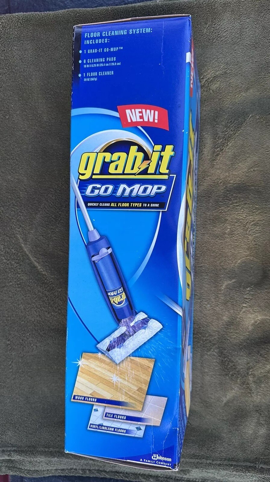 Discontinued GRAB IT GO MOP Mopping Floor Cleaning System Refill Pads