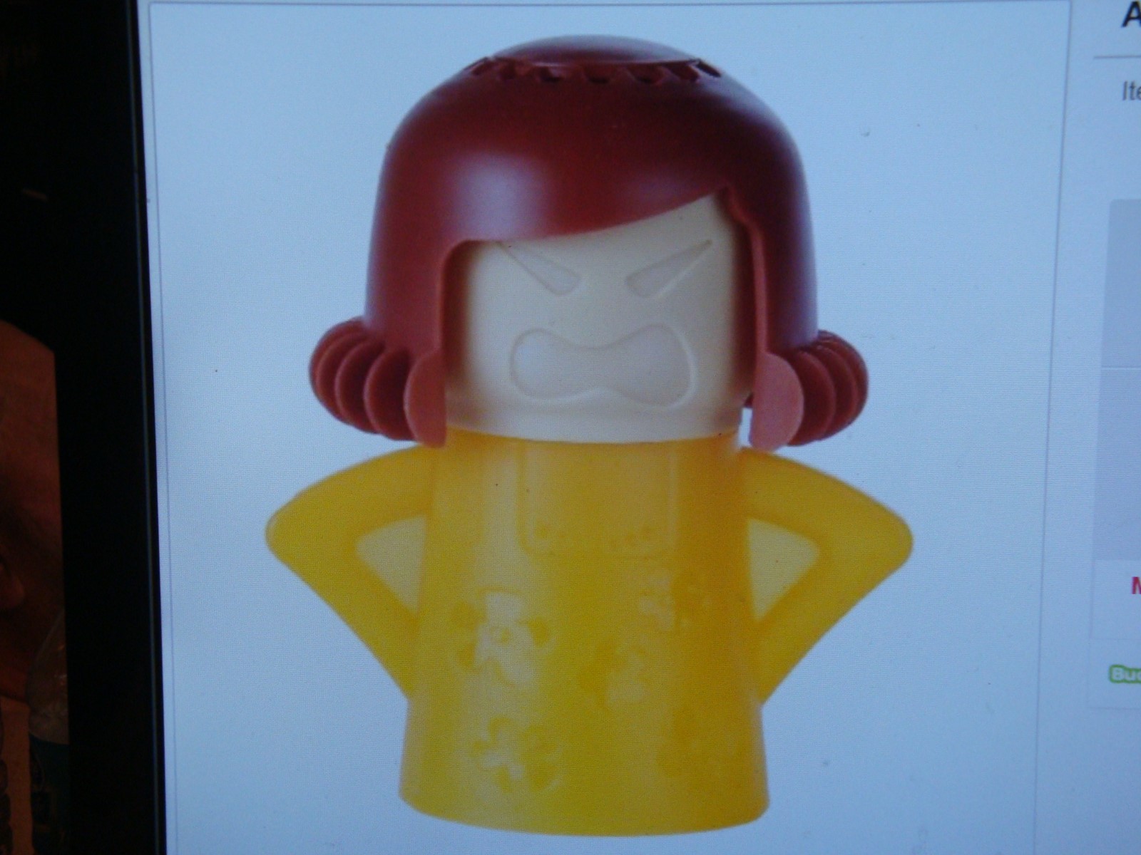 Angry Mama Microwave Steam Cleaner – Orange Base