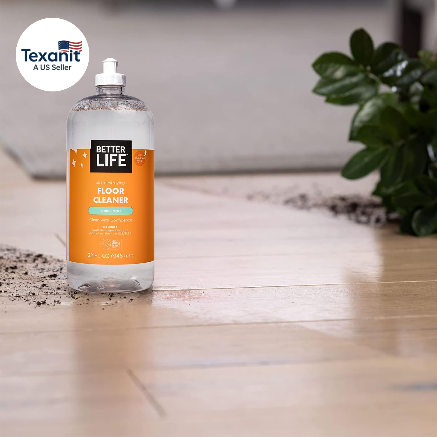 Floor Cleaner – Liquid Multipurpose Cleaner for Wood, Tile, Laminate, Vinyl, Bam