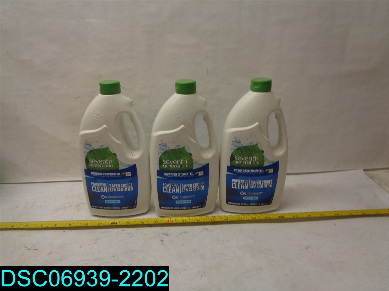 QTY=126oz: (42OZ X 3) Seventh Generation – Automatic Dishwasher Gel