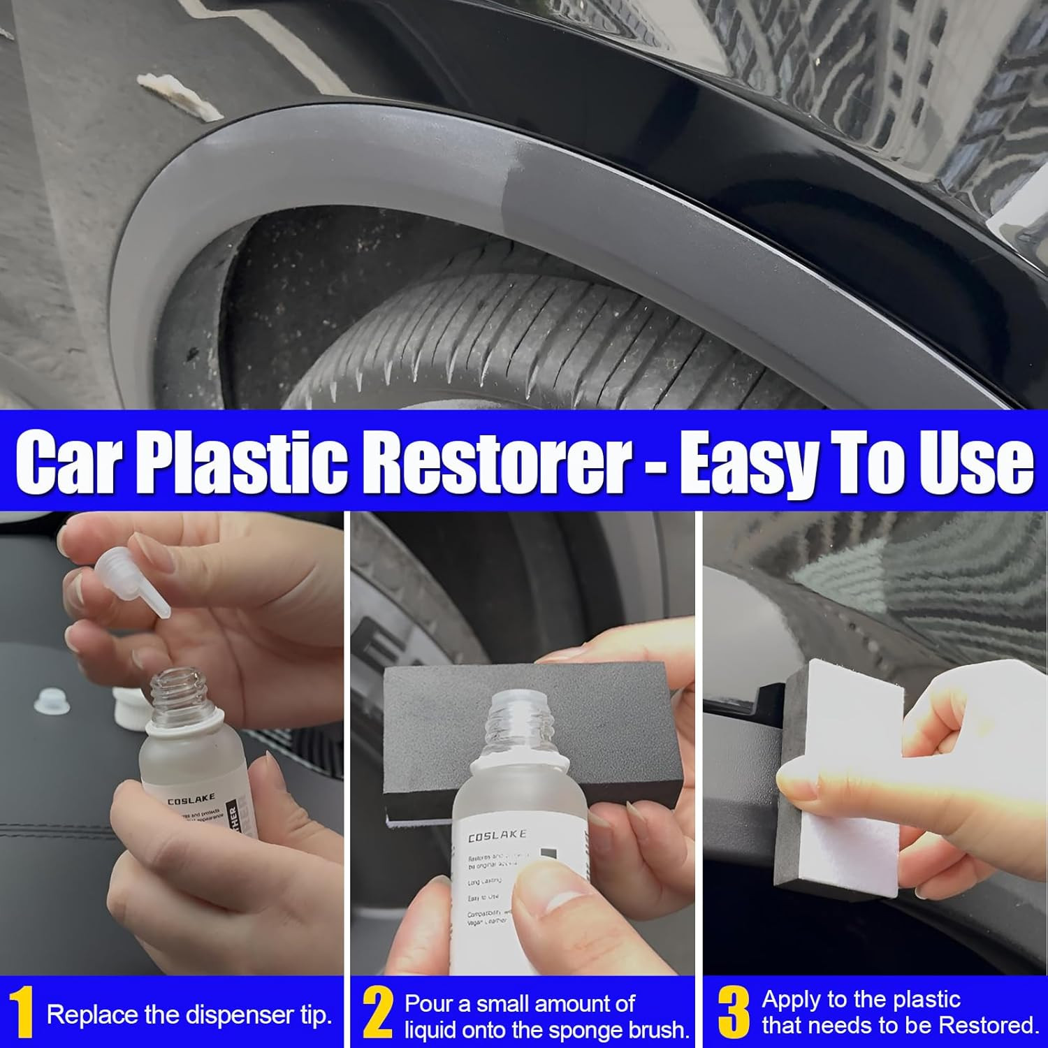 for Tesla Interior Cleaner Kit 9PCS, Foam Seat Cleaner Safe for Tesla Black & Wh