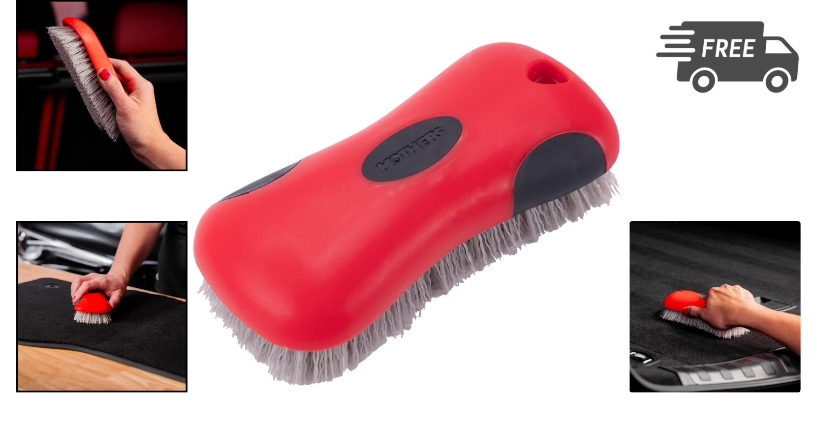 Carpet Upholstery Scrub Brush for Stains Dirt and Grime Removal